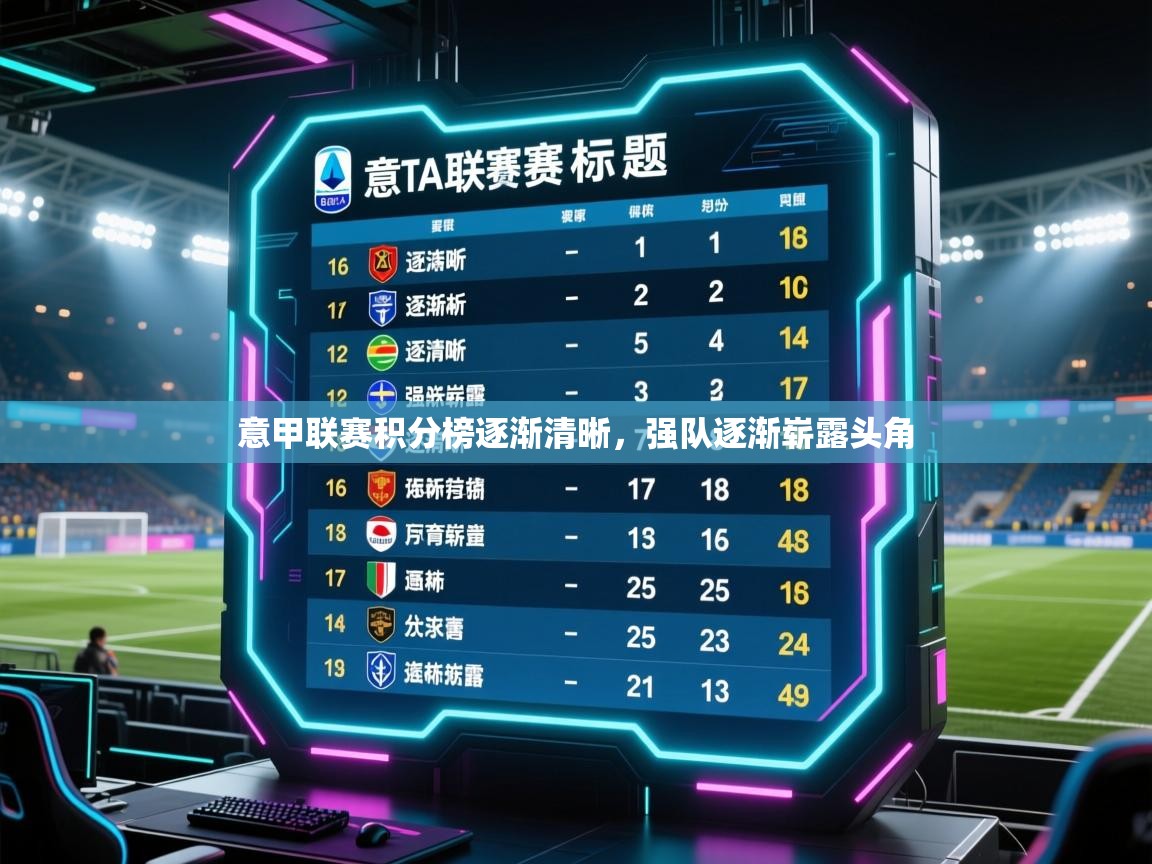 意甲联赛积分榜逐渐清晰,强队逐渐崭露头角 第2张