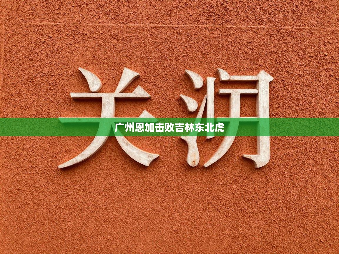 广州恩加击败吉林东北虎